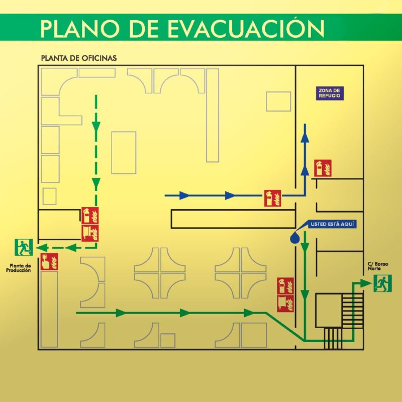 Planos De Evacuación Gradisa